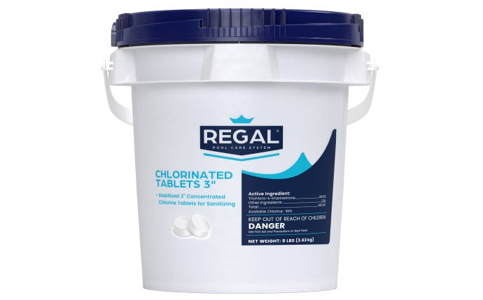 3" Chlorinated Tabs Unwrapped Pail